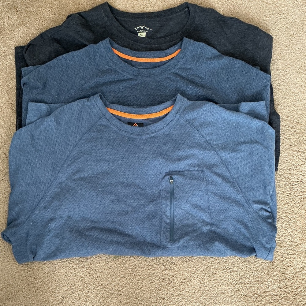 Lot of 3 long sleeve work shirts